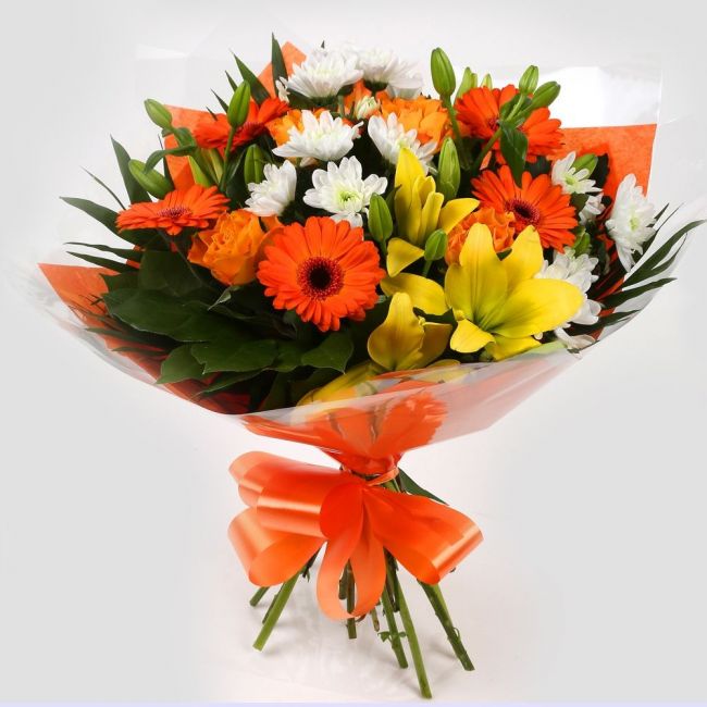 Orange Burst Bouquet