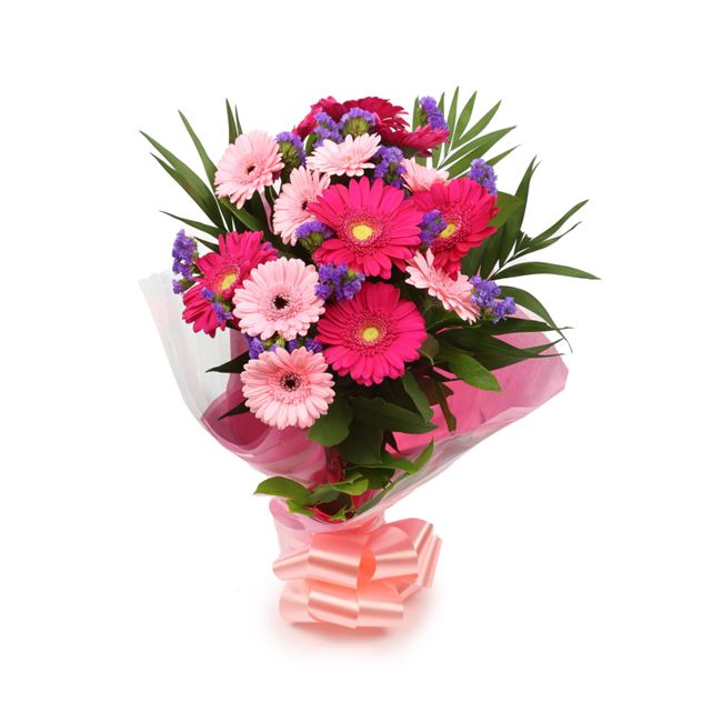 Gerbera Blush Flowers Bouquet
